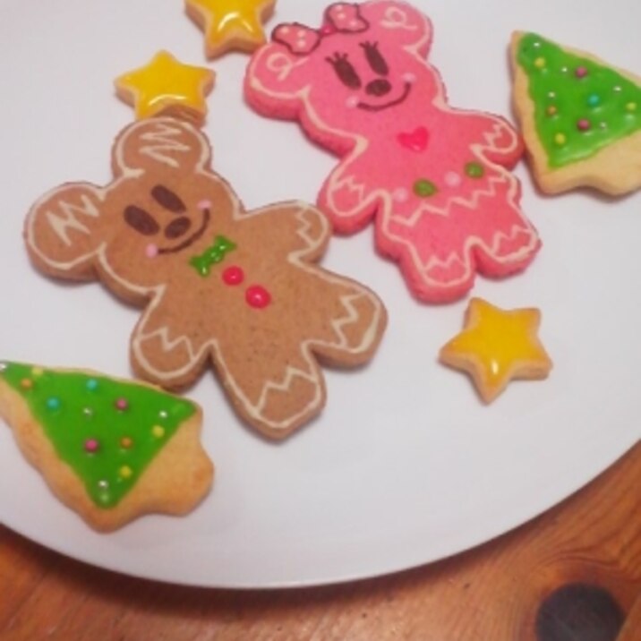 ミッキー ミニー クリスマスクッキー レシピ 作り方 By Tekonani 楽天レシピ ミッキー ミニー クリスマスクッキー レシピ 作り方 By Tekonani 楽天レシピ